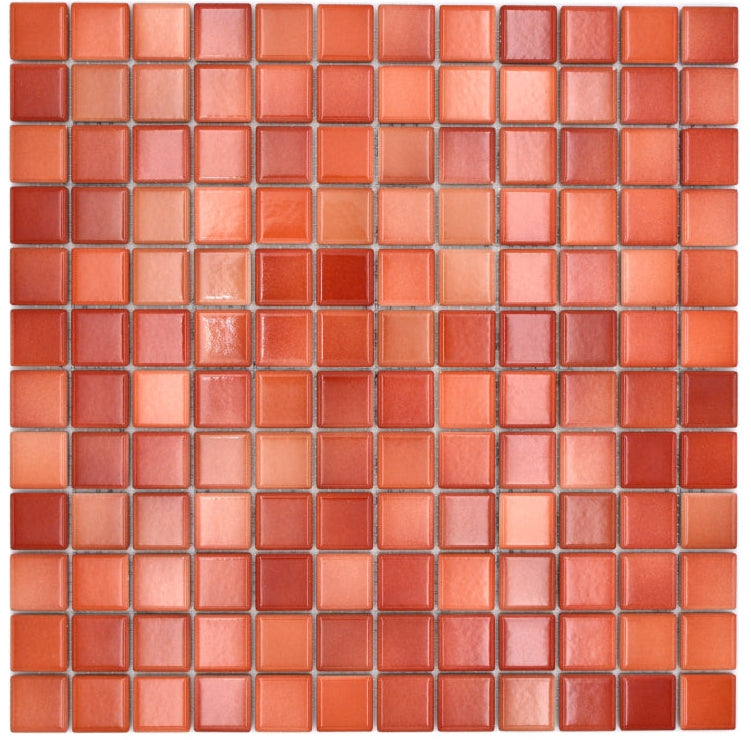 Blutorangen Rot Keramik Mosaikfliese