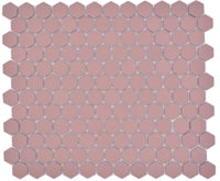 Bordeaux Hexagon Anti Rutsch Mosaik Fliese