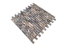 Braun Ader Marmor Mosaikfliese