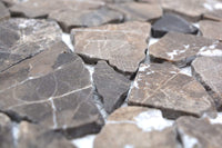 Braun Bruch Kieselstein Marmor Mosaikfliese - Bad und Küchen Fliesen