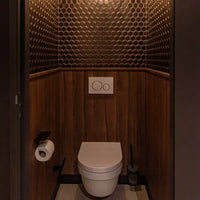 Bronze Metall Porzellan Hexagon Mosaikfliese Innendesign