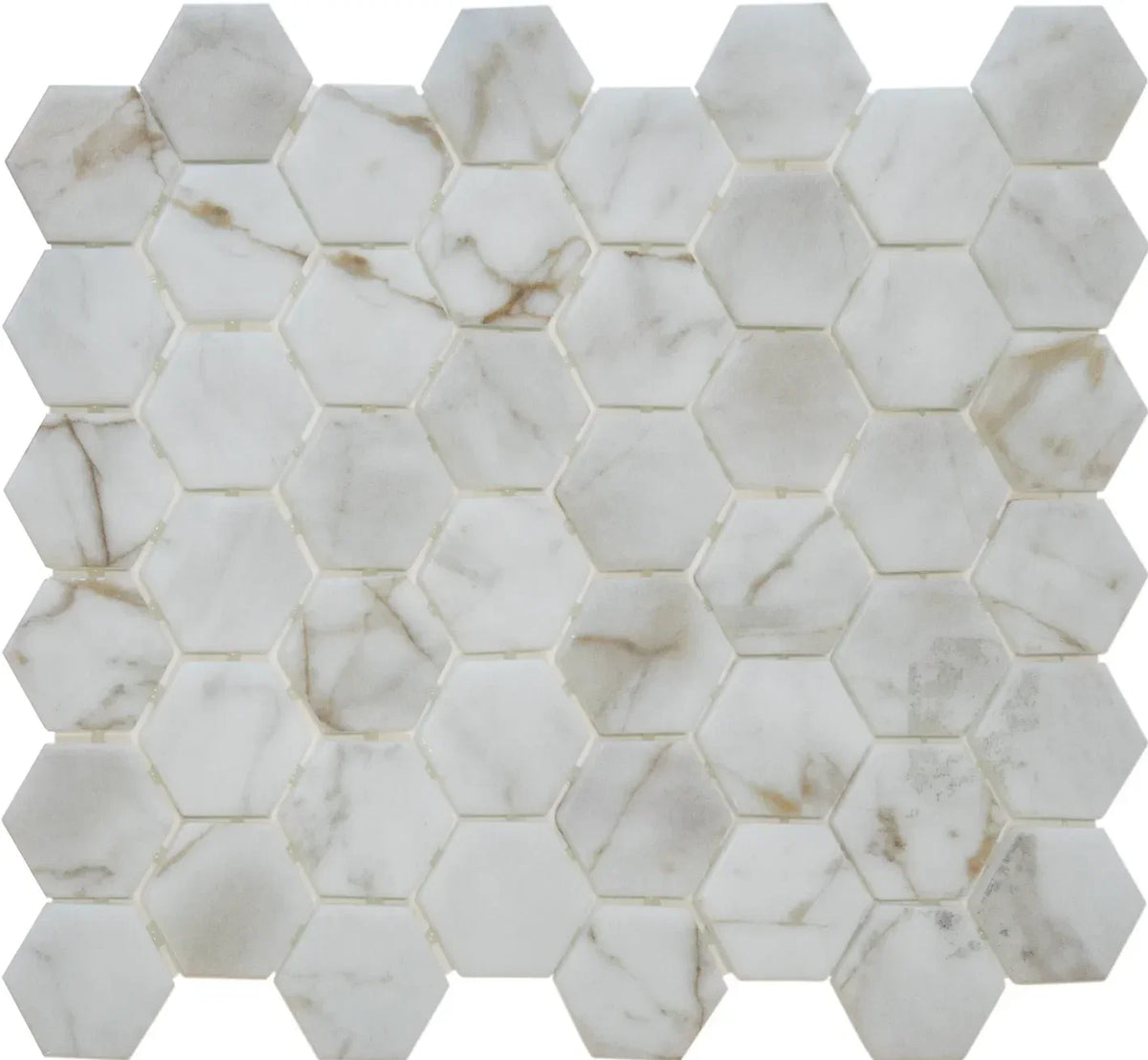 Calacatta Pearl | Premium Hexagon Mosaik