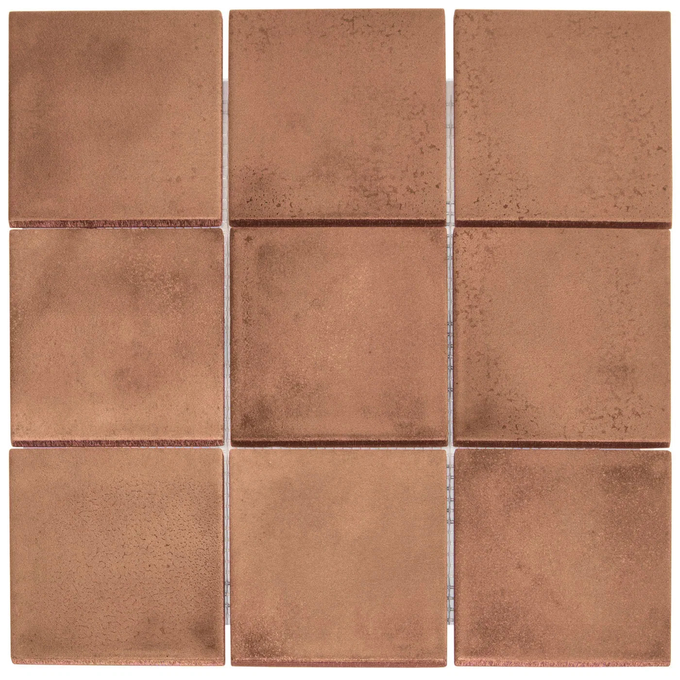 Cotto Rot Matt Quadrat Porzellan Mosaikfliese