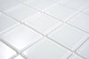 Crystal Arctic Weiss Glas Mosaikfliese 30x30 cm Pool Bad Küche Wand Plättli