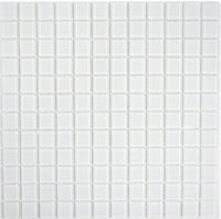 Crystal Arctic Weiss Glas Mosaikfliese 30x30 cm Pool Bad Küche Wand glänzend