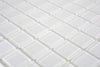 Crystal Arctic Weiss Glas Mosaikfliese 30x30 cm Pool Bad Küche Wand glänzend Premium