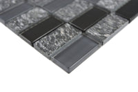 Crystal Schwarz Marmor Naturstein Mosaikfliesen - Bad und Küche