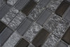 Crystal Grau Schwarz Marmor Mosaikfliese Wand Fliesen