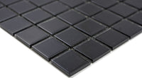 Crystal Schwarz Onyx Glas Mosaikfliese Glänzend