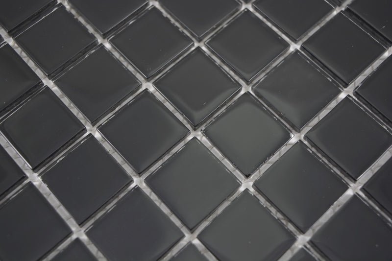 Crystal Schwarz Onyx Glas Mosaikfliese Plättli
