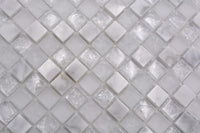 Crystal Weiss Ice Mosaikfliese