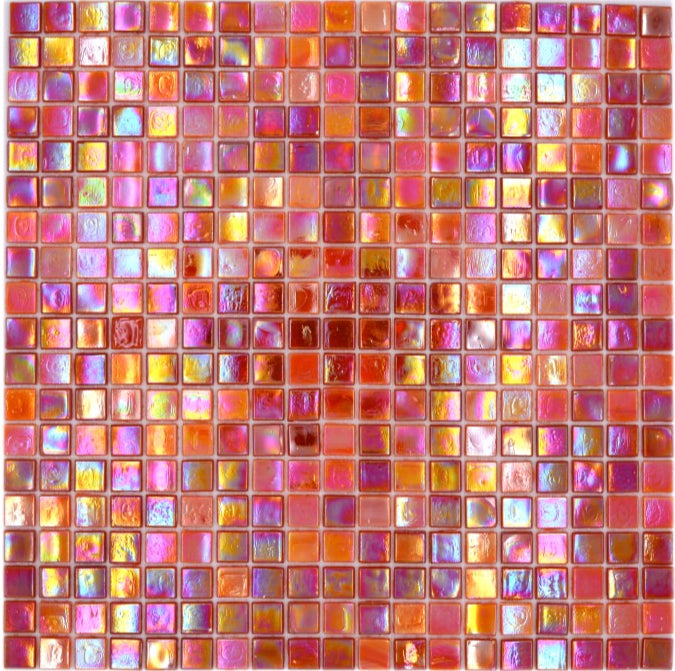 Design Mosaik Glasfliese Sunset Rainbow Innen & Aussen