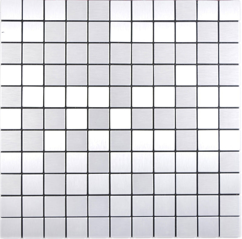 Design Mosaik Silber Cubes Plättli