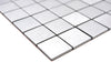 Design Mosaik Silber Cubes Plättli Metall