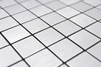 Design Mosaik Silber Cubes Plättli Schweiz
