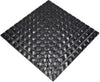 Diamant Mosaik Schwarzglanz Plättli 23x23 mm Plättli