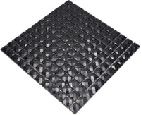 Diamant Mosaik Schwarzglanz Plättli 23x23 mm Plättli