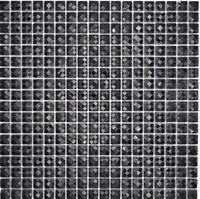 Diamant Mosaik Schwarzglanz Plättli 3D Fliese