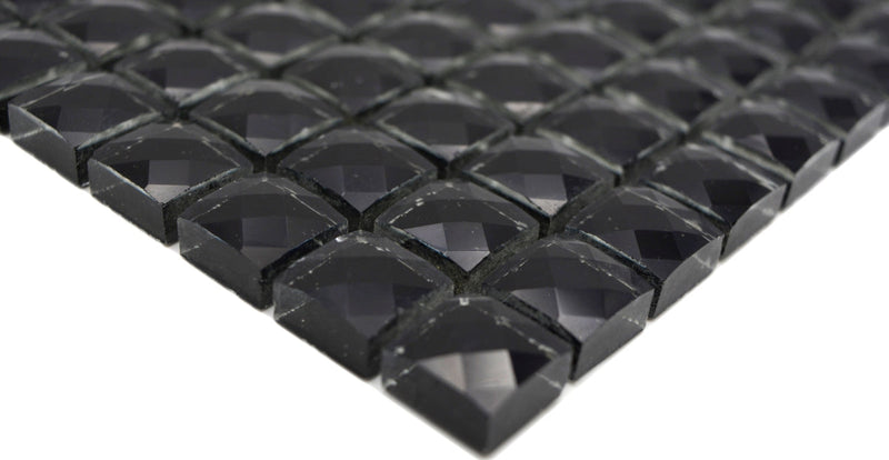 Diamant Mosaik Schwarzglanz Plättli Pool