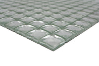Diamantoptik Silber Mosaikfliese 48x48mm