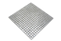 Diamantoptik Silber Mosaikfliese