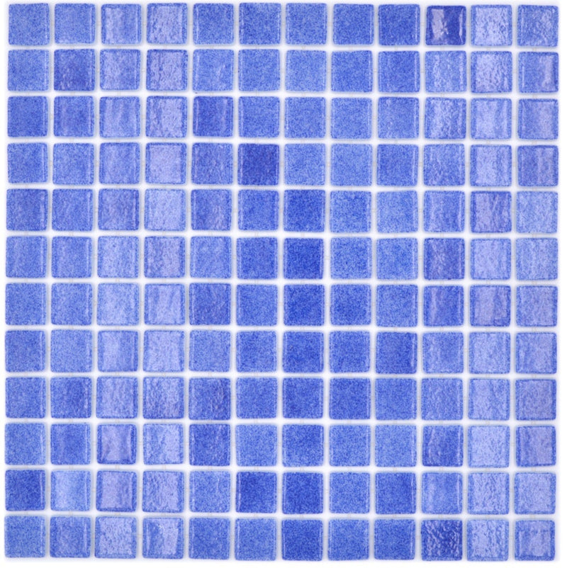 Dunkel Blau Glänzende Schwimmbad Pool Mosaik Fliese
