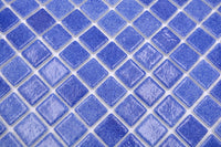 Blau Glänzende Schwimmbad Pool Mosaik Fliese