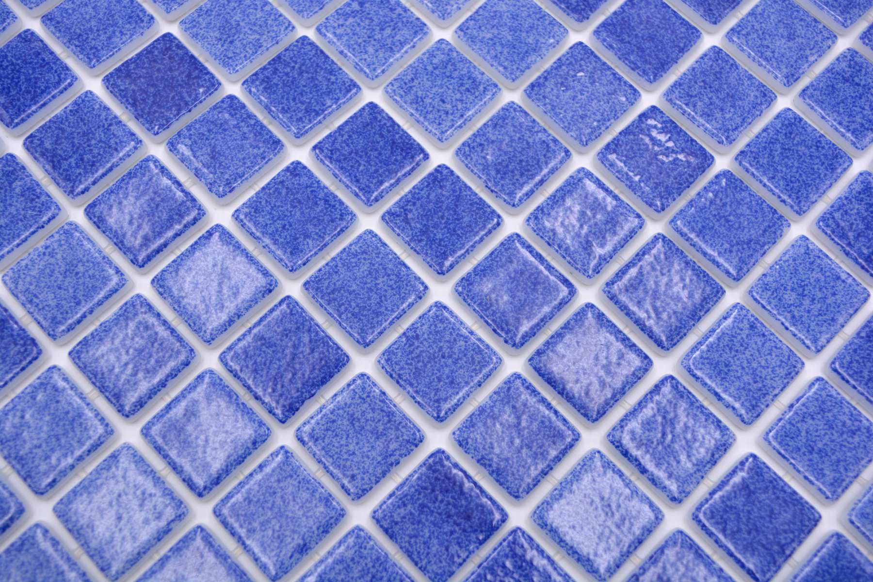 Blau Glänzende Schwimmbad Pool Mosaik Fliese