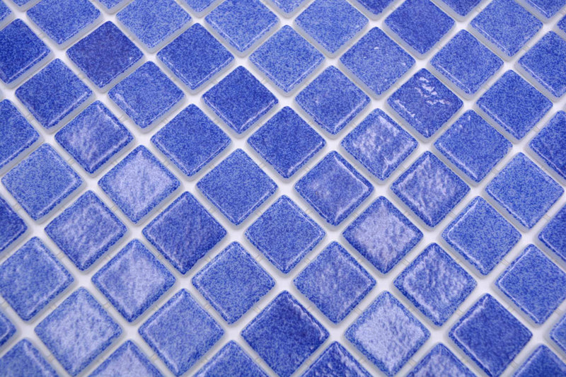 Blau Glänzende Schwimmbad Pool Mosaik Fliese