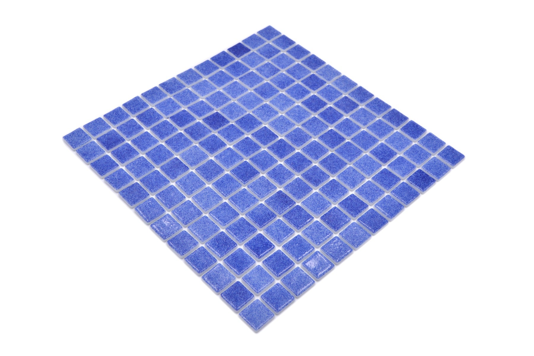 Dunkel Blau Glänzende Schwimmbad Pool Mosaik Fliese