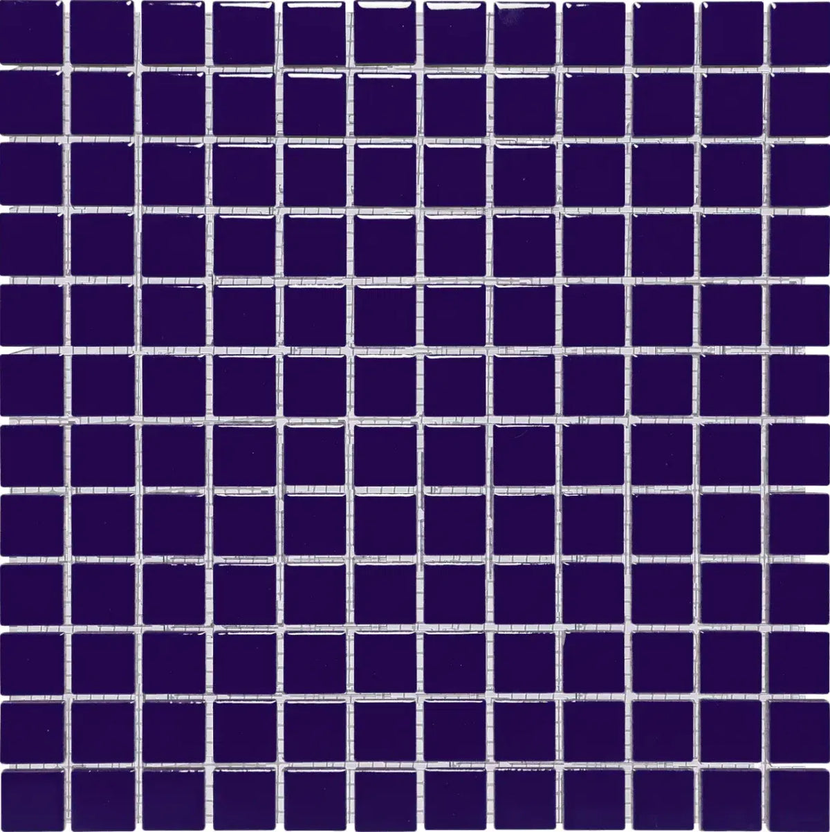 Dunkel Blau Glanz Quadrat Porzellan Mosaik Fliese 23 x 23 mm