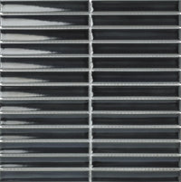 Dunkel Blau Grau KitKat Porzellan Mosaikfliese