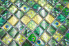 Emerald Feder Grün Glas Mosaikfliesen Plättli
