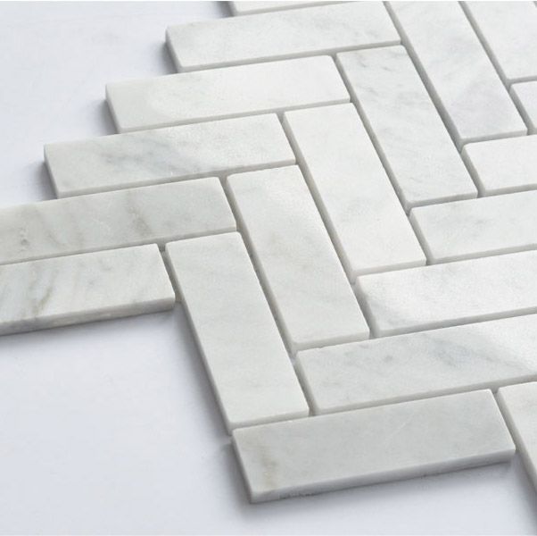 Grau Weis Marmor Fliesen Mosaik