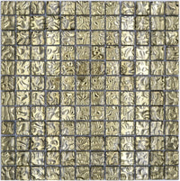 Flüssiges Gold Spiegel Glas Mosaikfliese