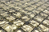 Flüssiges Gold Spiegel Glas Mosaikfliese Glänzend Plättli