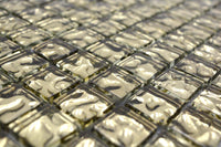 Flüssiges Gold Spiegel Glas Mosaikfliese Glänzend Plättli