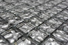 Flüssiges Silber Spiegel Glas Mosaikfliese Grau Plättli
