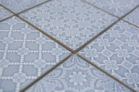 Blau Muster Keramik Mosaik Fliesen Portugiesisch Inspiriert