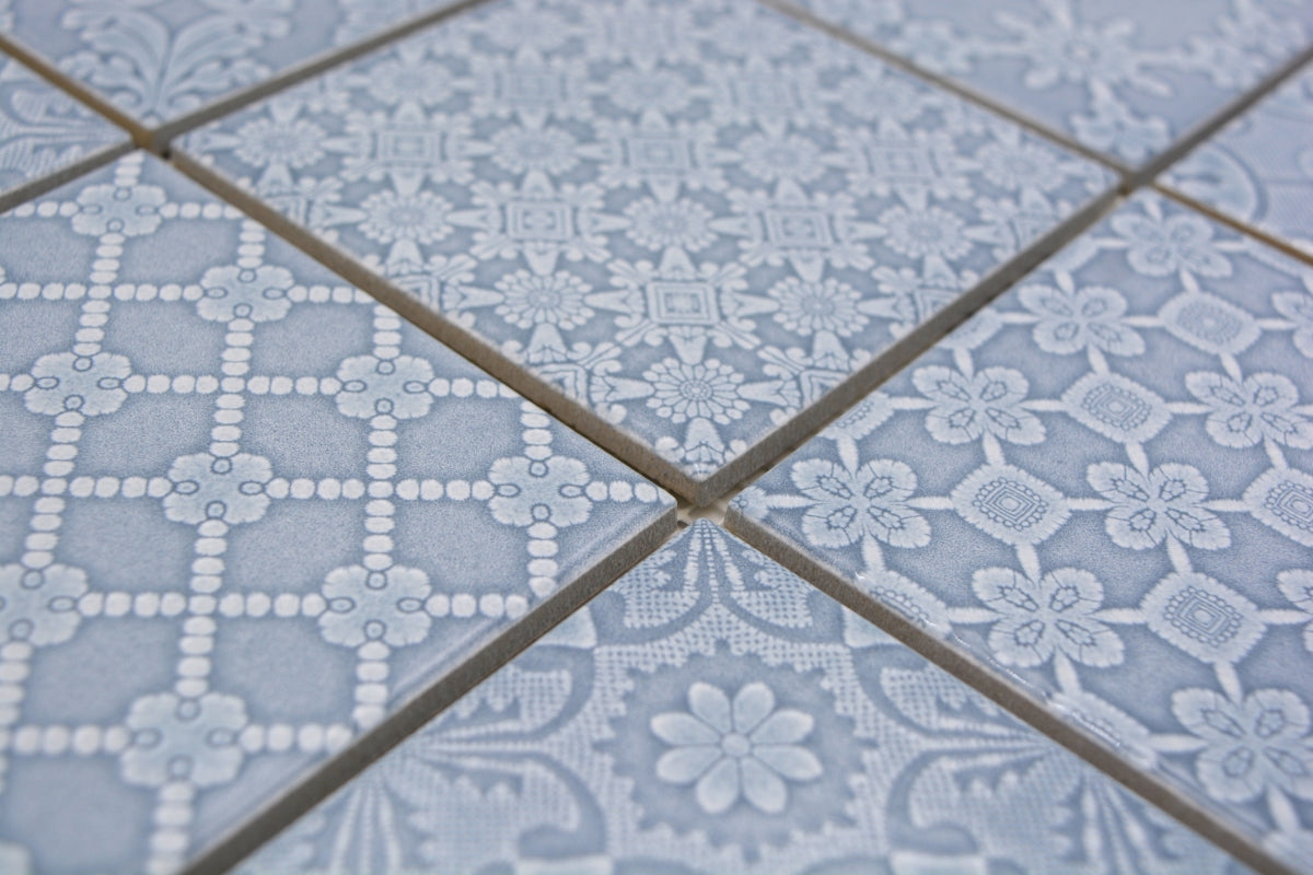 Blau Muster Keramik Mosaik Fliesen Portugiesisch Inspiriert