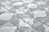 Frostglas Design Glass Mosaikfliese Grau