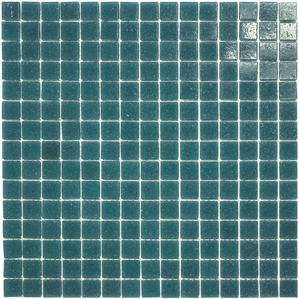 Blau Grün Körnig Quadrat Glas Mosaik Fliese
