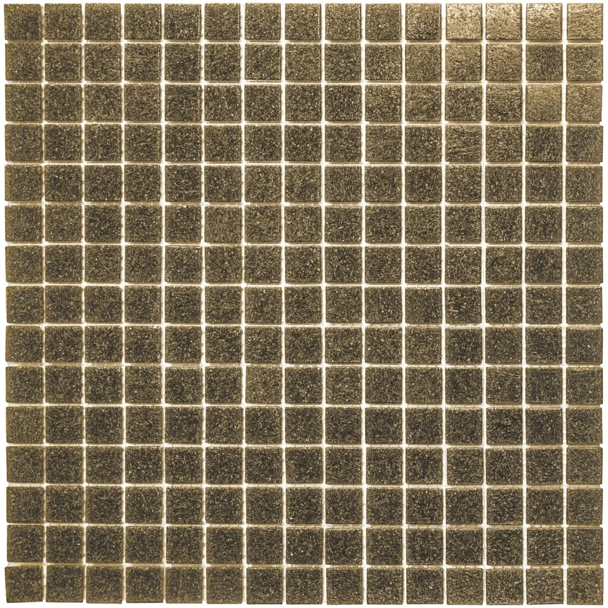 Bronze Braun Körnig Quadrat Glas Mosaik Fliese