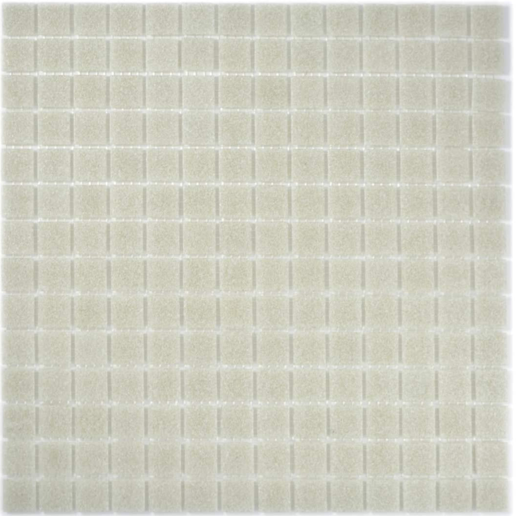 Genf Glas Mosaikfliese Grau Weiss