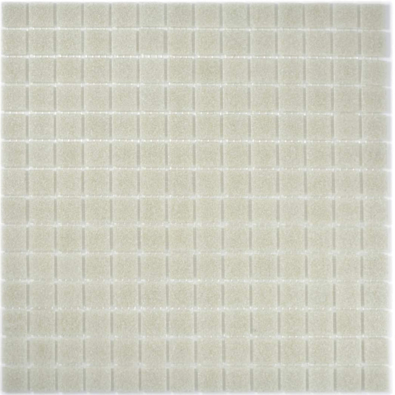 Genf Glas Mosaikfliese Grau Weiss