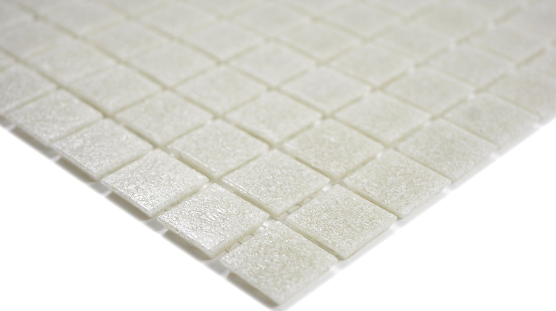 Genf Glas Mosaikfliese Grau Weiss Küche & Bad