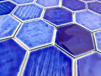 Genfersee Blaue Hexagon Mosaikfliese Fliesenfachhandel Schweiz