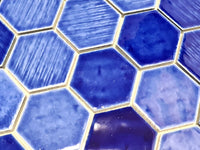 Genfersee Blaue Hexagon Mosaikfliese Plättli