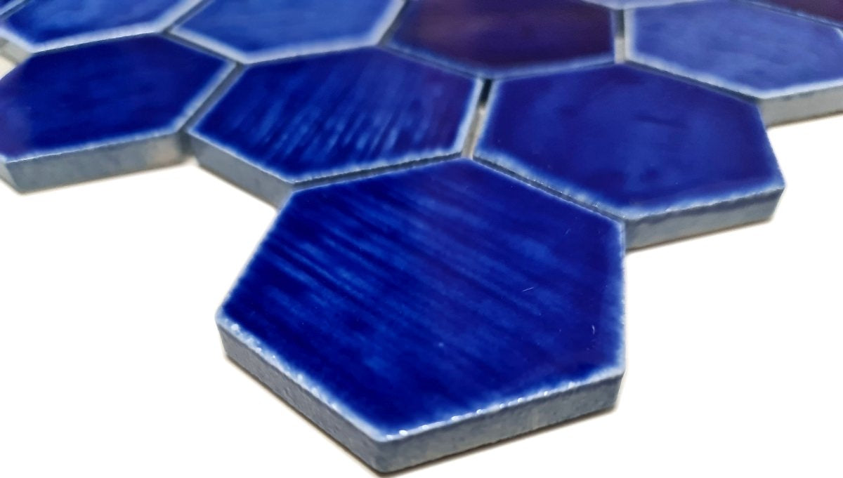 Genfersee Blaue Hexagon Mosaikfliese Sechseckige Plättli