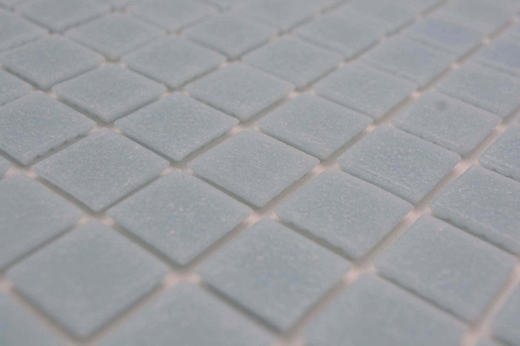 Glas Eisblau Mosaikfliese für Küche & Bad Papierverklebt